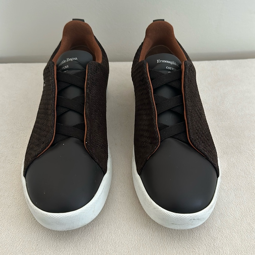 Ermenegildo Zegna Mens couture sneakers. Size 8.5.